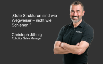 „Robotics Sales Manager“ Christoph Jähnig im Portrait