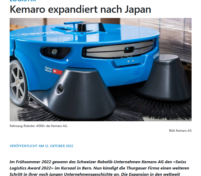 LOGISTIK-Online | Kemaro expands to Japan